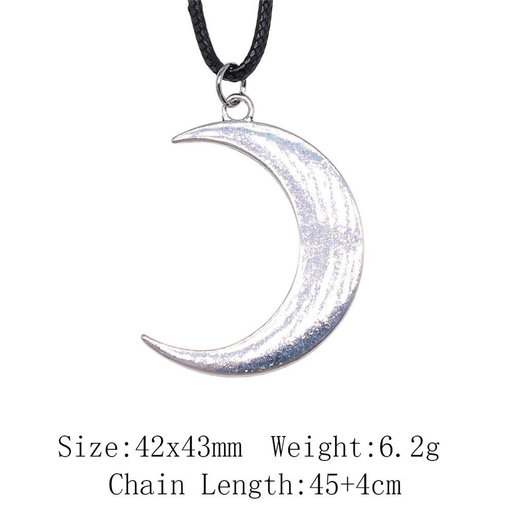 Birthday Gifts Choker Sun Moon Pentagram Necklace Leather Chain 45cm Art Supplies Neck Pendants