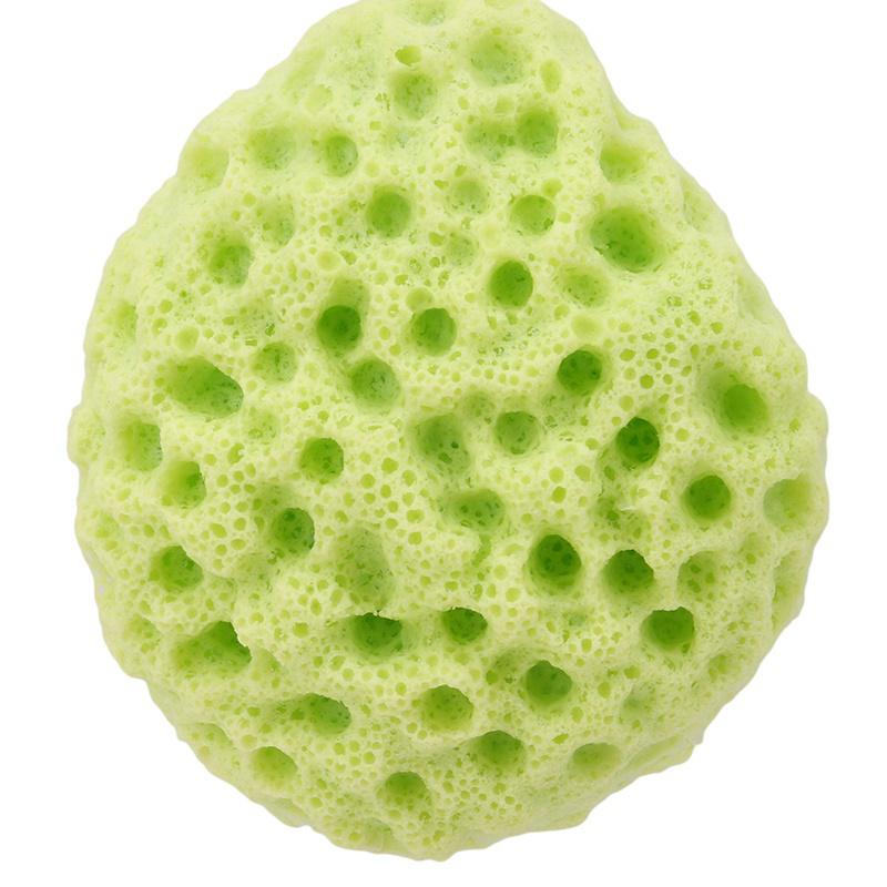 Детская детская ванночка, хлопковая мягкая зеленая сотовая губка для ванны, втирание в ванну, флаттер для мытья