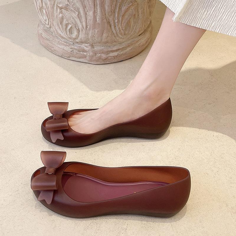 2024 New Versatile Fashion Casual Jelly Shoes with Anti Slip Soft Sole Fish Mouth Baotou Sandals for Women