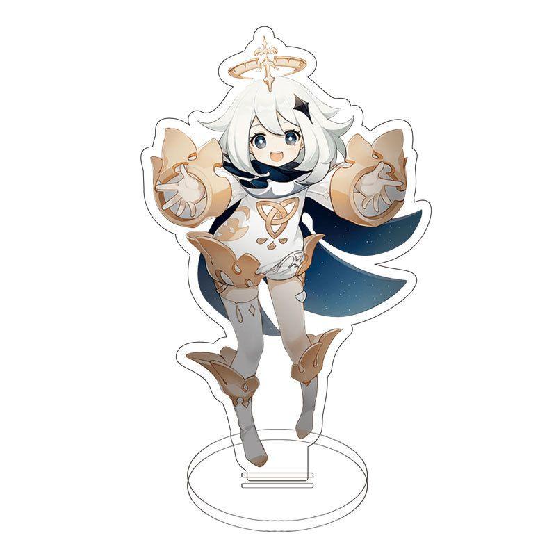 Изысканная акриловая подставка-фигурка Genshin Impact с Клии, Кэ Цин, Гань Юй для настольной демонстрации
