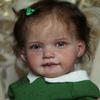 BZDOLL 65 CM 26 Inch 3D Paint Skin With Vein Soft Vinyl Reborn Baby Girl Doll Toy 1.8 KG Princess Toddler Artist Collection Handmade Bebe