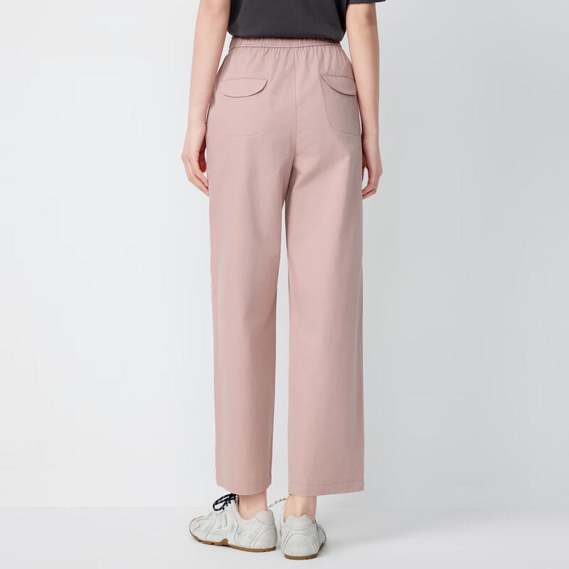 Elva' Island Women's High-Waist Straight Casual Pants