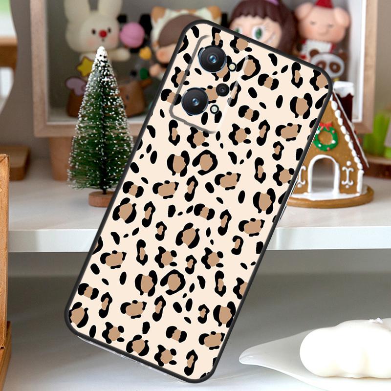 Чехол с принтом леопарда Корова для OPPO Realme C55 C35 C33 C31 C30 C25 C21Y C11 GT Neo 5 3T 2T Realme 10 9 11 Pro Plus