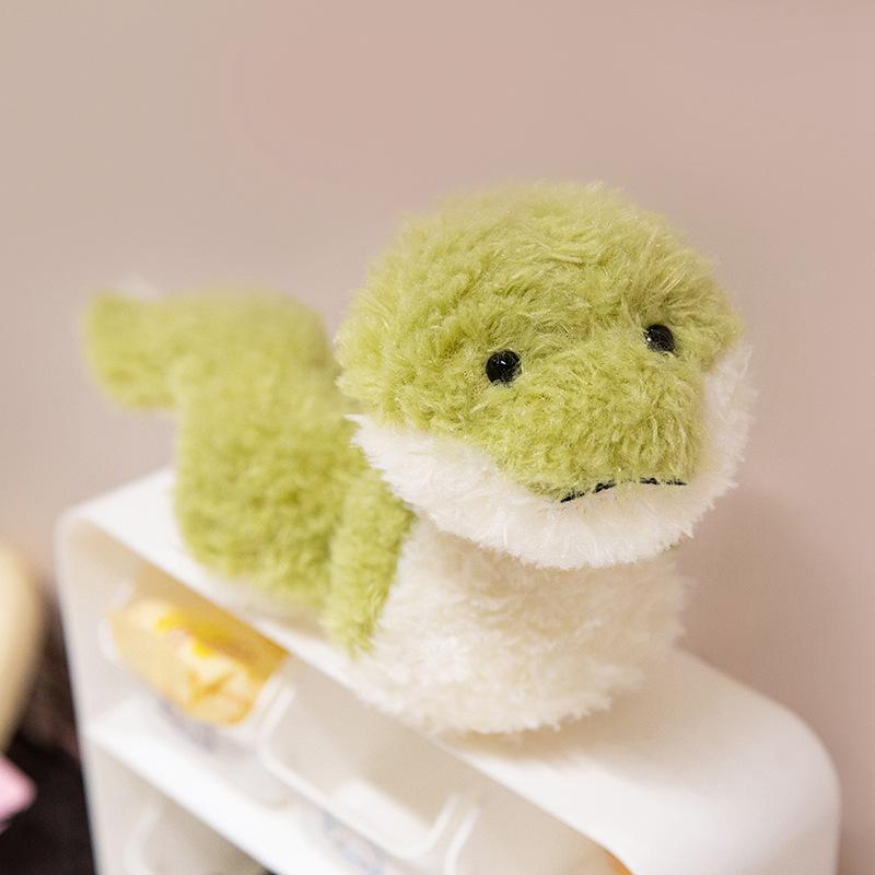 Cute Green Snake Doll Plush Toy Little Green Snake Zodiac Snake Doll Children Accompany Soothing Doll