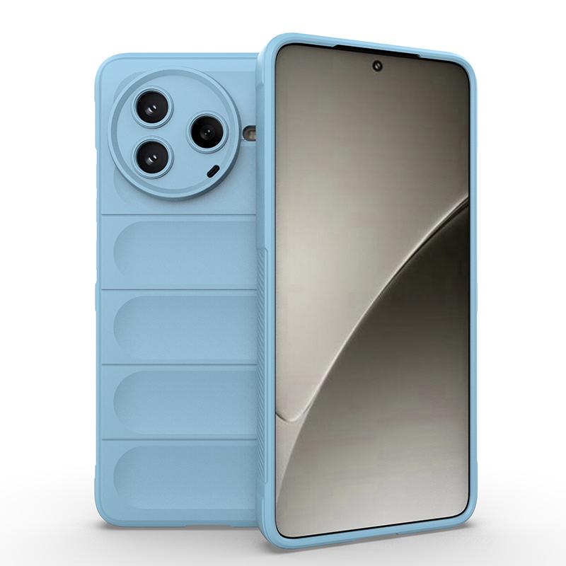 Гибкий силиконовый чехол с эффектом кожи для Xiaomi Poco F7 Pro F7 Ultra 5G Защитная накладка Противоударный Fundas Coque