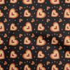 Cotton Poplin Black Fabric Valentine Heart Craft Projects Decor Fabric Printed By The Yard 42 Inch