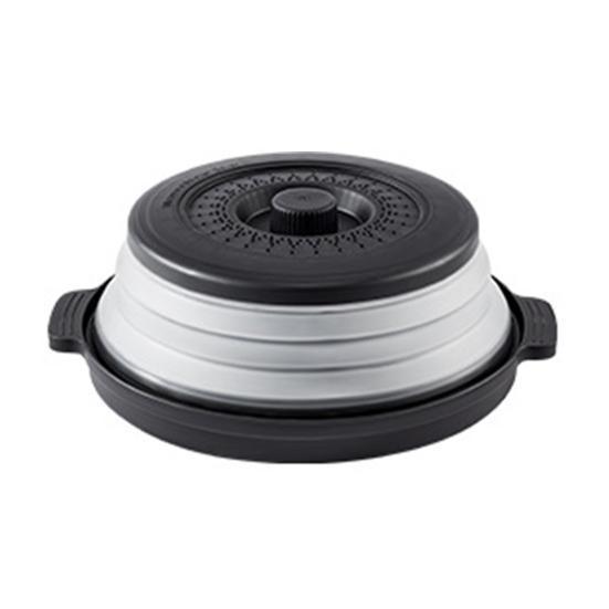 Крышка от брызг в микроволновой печи Не содержит бисфенола-А, можно мыть в посудомоечной машине Вентилируемая складная крышка с подогревом Защитная пластина для пищевых продуктов с отверстием для крючка для микроволновой печи и посудомоечной машины