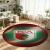 FC Augsburg FC Printed Round Crystal Velvet Rug Soft Non Slip Floor Carpet For Bedroom Holiday Gift