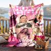 Warm Flannel Throw Blanket,Roxy Dekker Lightweight Cozy Blanket For Bed Sofa And Daily Use