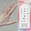 Прочные водонепроницаемые геометрические травяные татуировки-наклейки для женщин – неотражающие дизайны для пальцев и рук