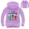Superhero Pj Masks Kids Long Sleeve Hoodie Stylish And Comfortable Sweatshirt Top