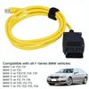 Кабель-интерфейс Ethernet-OBD для ENET (Ethernet к OBD) Кабель интерфейсный E-SYS ICOM для кодирования автомобилей серии F, 6,5 футов, диагностический кабель