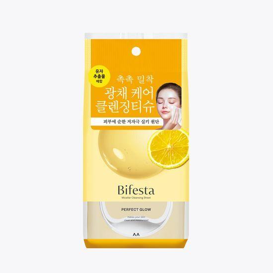 Bifesta Cleansing Tissue Perfect Glow 46 Sheets (Skin Glow)