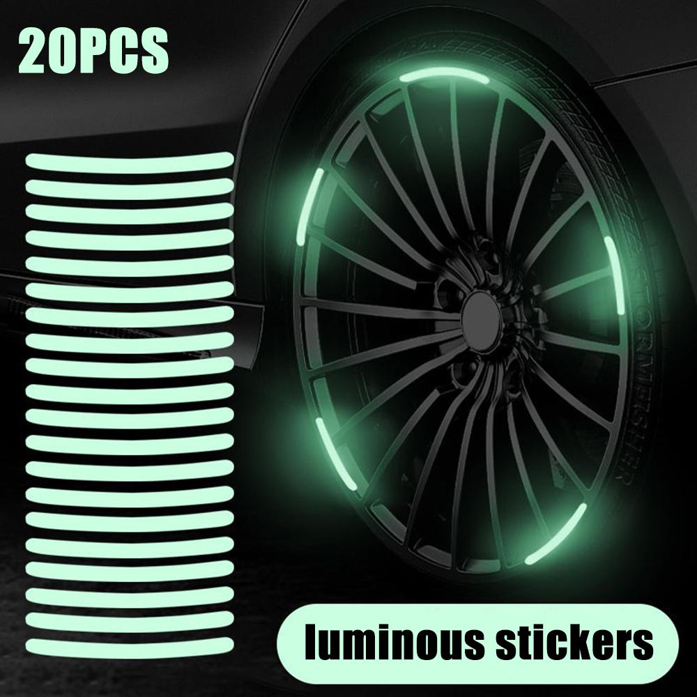 20PCS Car Wheel Reflective Sticker