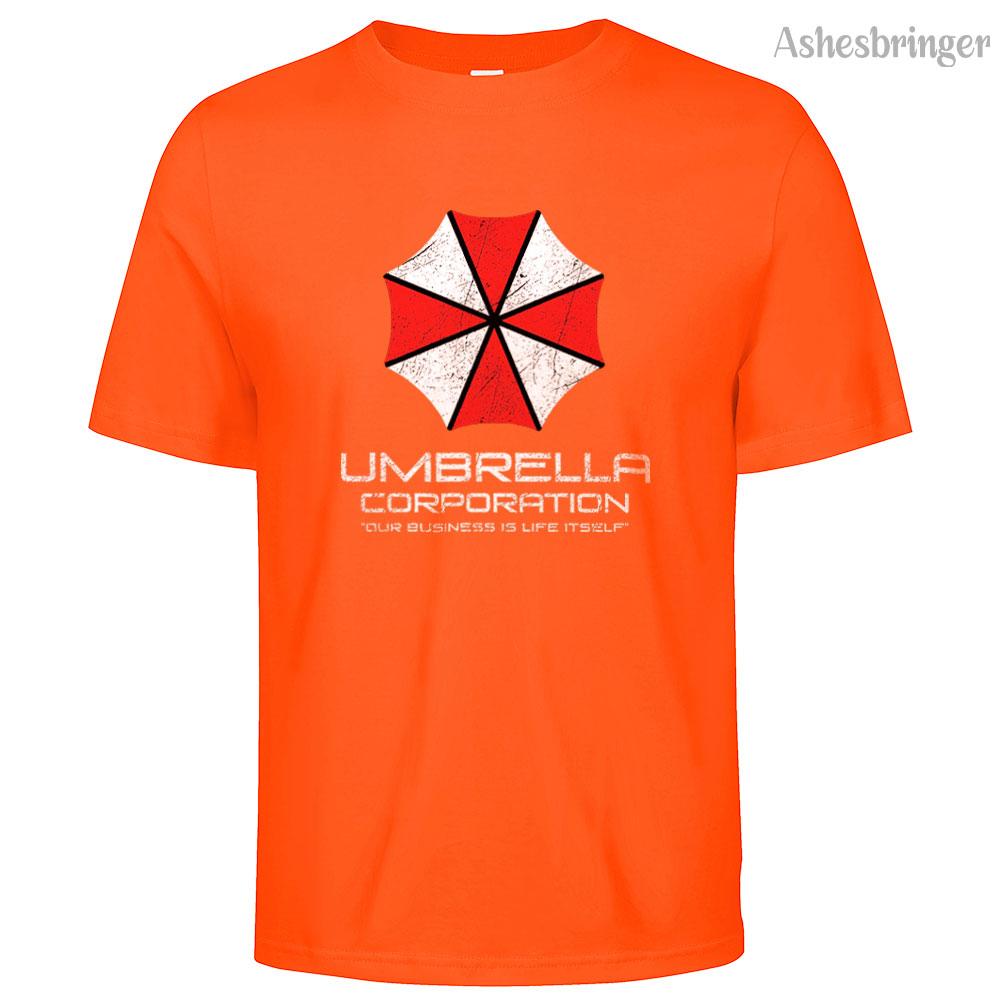 Мужская хлопковая футболка с графикой Umbrella Corporation, уличная повседневная футболка для мужчин и женщин