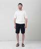 MANNERGRAM Upw Washable Cotton Round Short Sleeve Knit Off White