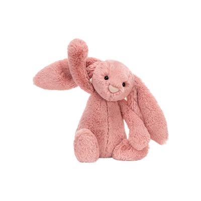 Jellycat Серия "Кролик Бонни" Мягкий розовый Кролик Бонни Компаньон и Утешительная Кукла Плюшевая Кукла 18см/36см/31см Высота