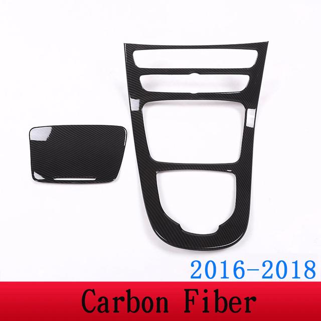 For 2016- Mercedes-Benz E-Class W213 ABS Car Center Console Decorative Panel Cover Sticker, Interior Decoration