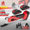 20000OPM Electric Oscillating Multifunction Tool Cutter Trimmer Saw Shovel Woodworking Tool For Makita 18V Battery Pin
