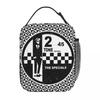 Специальные предложения Ska клетчатые изолированные сумки для обеда 2-х тоновые музыкальные пищевые контейнеры сумки портативный охладитель термобоксы для обеда на работе
