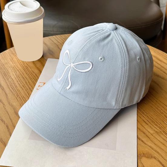 Бейсболка с вышитым бантом, длинными полями, регулируемой окружностью головы, солнцезащитный крем, защита от ультрафиолета, летний головной убор для походов, путешествий, шопинга