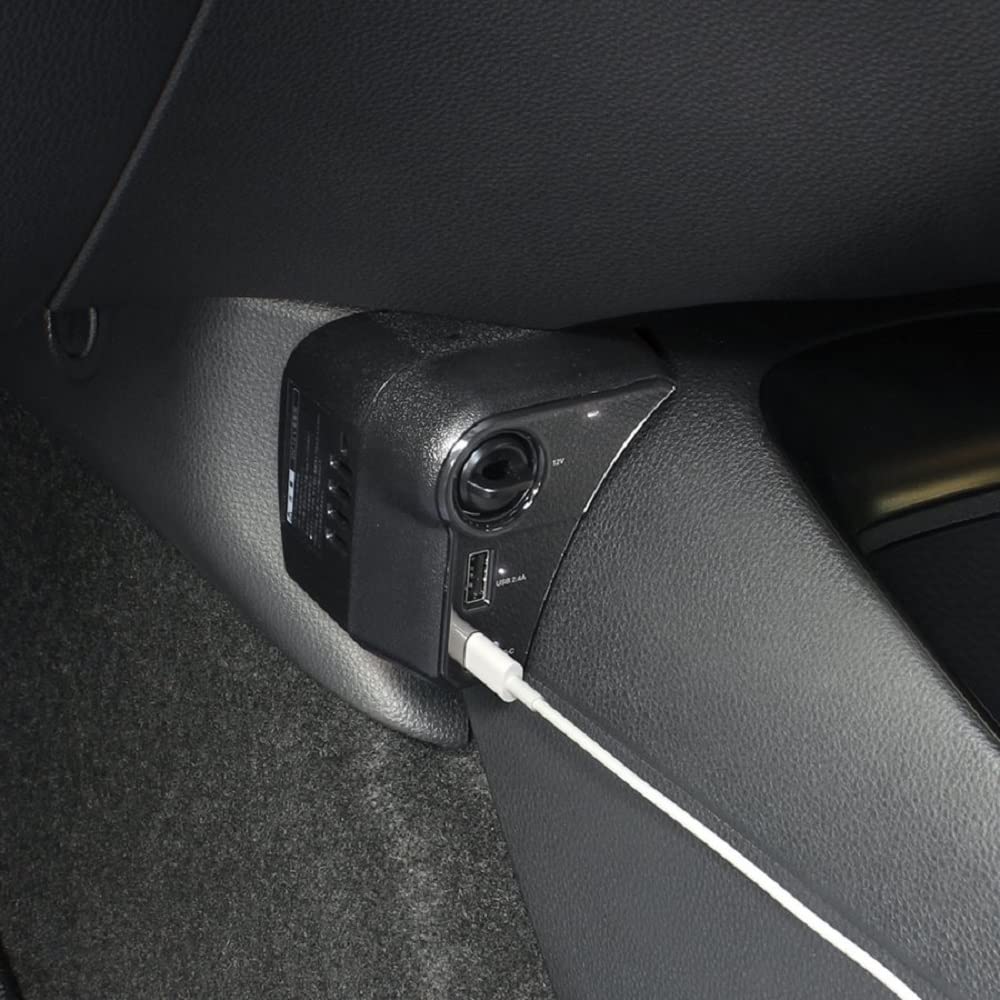 Tsuchiya Yac product for Toyota Aqua USB additional socket power box black 180 x 100 x 90 mm Vehicle-specific MXPK1# + SY-A16