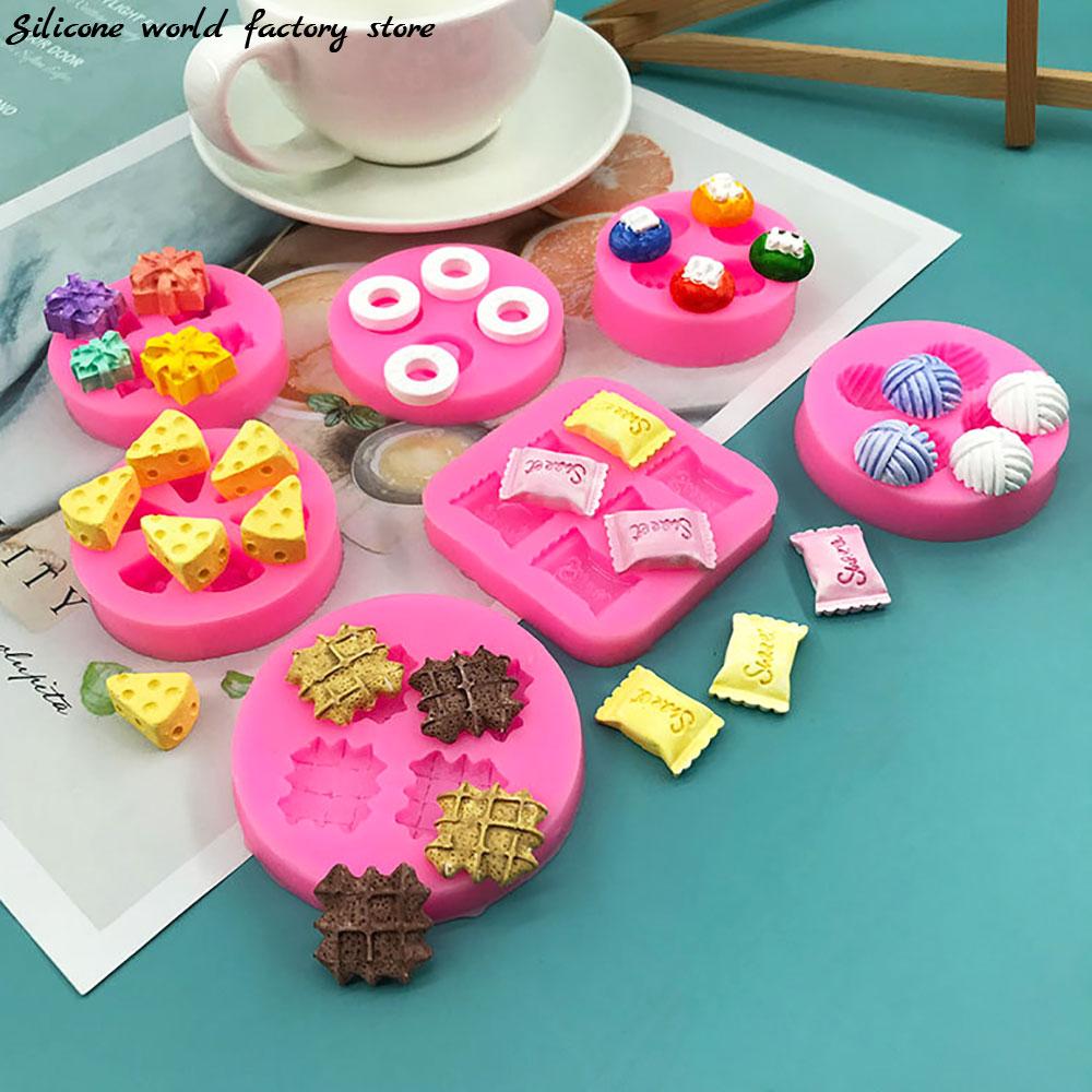 Силиконовый Мир DIY Конфеты Шоколад Печенье Формы для Выпечки Пищевой Формы Силиконовые Формы для Помадки Инструменты для Украшения Торта Восковая Бутылка Сахар