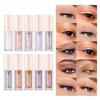 Ten-color Thin Flash Eyeliner Eye Shadow Set Highlight Liquid Diamond Shiny Waterproof Long-lasting Eyeliner Eye Shadow Liquid