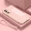 Чехол для Honor 30 Honor 30 Pro, чехол для телефона Honor V30 V20 V30 Pro V40 30S 30i 30, роскошный противоударный чехол с квадратным покрытием