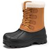 NEARDREAM Snow Boots for Men's Waterproof, Cold-Weather Winter, High-Top Shoes, Non-Slip, Lightweight, Fleece-Lined