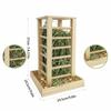 Durable Hay Feeder Detachable Rabbit Hay Rack Pet Grass Rack Guinea Pig Feeder  Pet Habitat