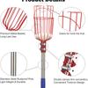 Fruit Picker Portable Anti-stretch Metal Material with Basket and Pole High-altitude Fruit Picker Picking Home Garden Supplies