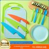 Children's Safe Plastic Knife Set – Ideal for Early Education and Kindergarten.