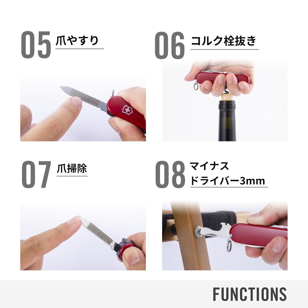 VICTORINOX Live To Explore Companion New York Style Equipped with Box Opener and Ballpoint Pen Swiss Army Knife Multifunctional Knife Disaster