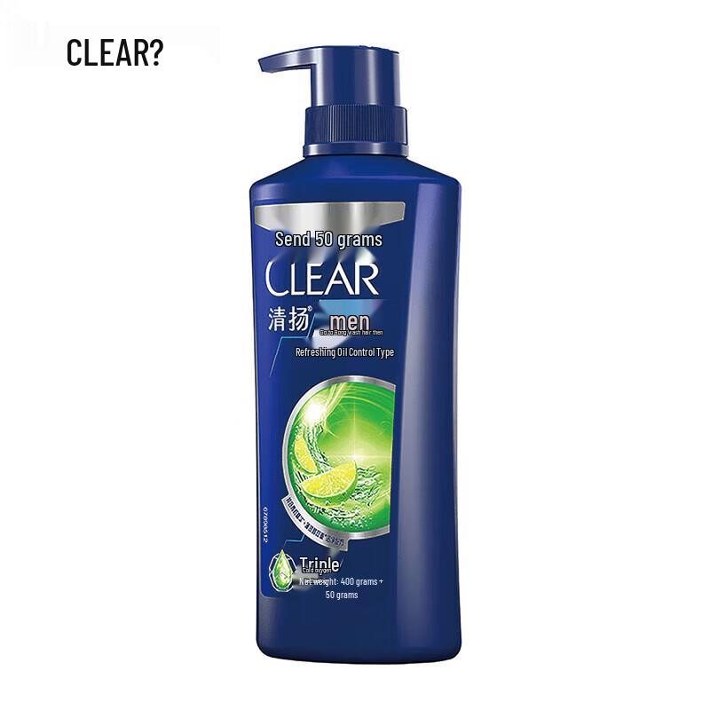 Clear Men Освежающий шампунь против перхоти для контроля жирности