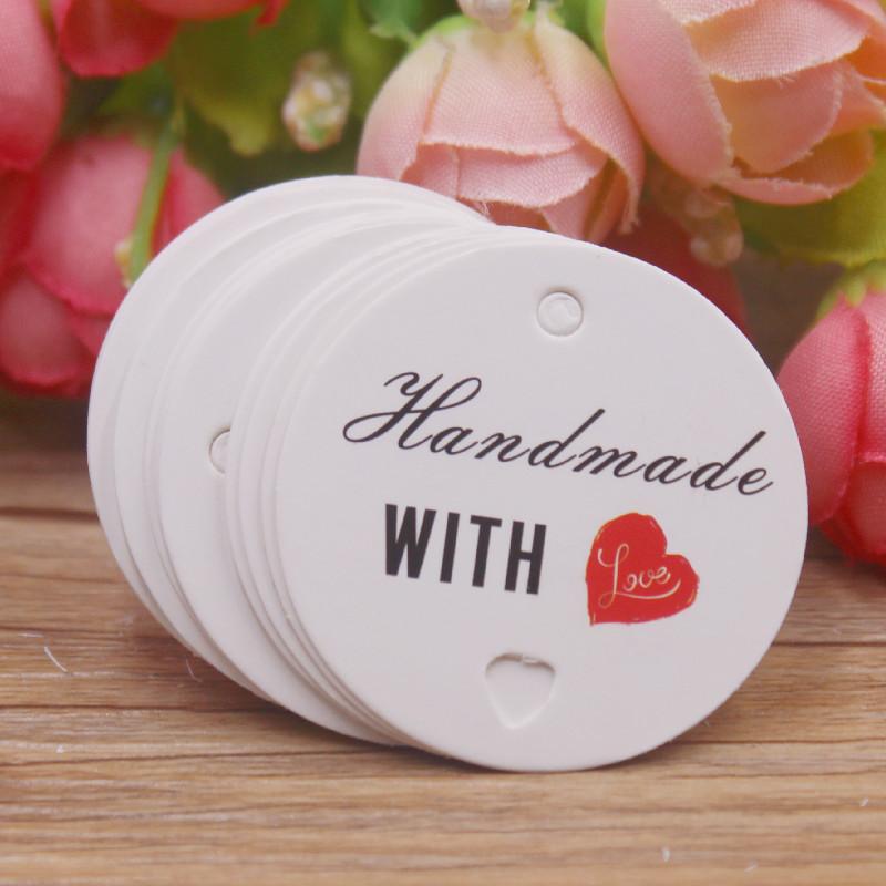 100 шт. подарочных бирок из крафт-бумаги коричневого/белого цвета с 20-метровой веревкой, бумажные бирки с благодарностью для свадебного торжества, детского душа, рождественской вечеринки, украшения