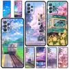 Чехол Cherry Traint Moun Fuji для Samsung A51 A71 A21S A12 A11 A31 A41 A52 A32 A01 A23 A33 A53 A73 A03S A13 5G A72 A54 A34