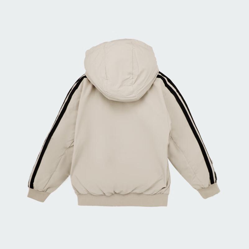 adidas Детская ветрозащитная пуховая куртка с капюшоном