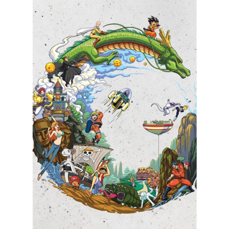 5D DIY Алмазная картина японского аниме Ниндзя Алмазная вышивка Набор для вышивки крестом Полный горный хрусталь Мозаика Домашний декор