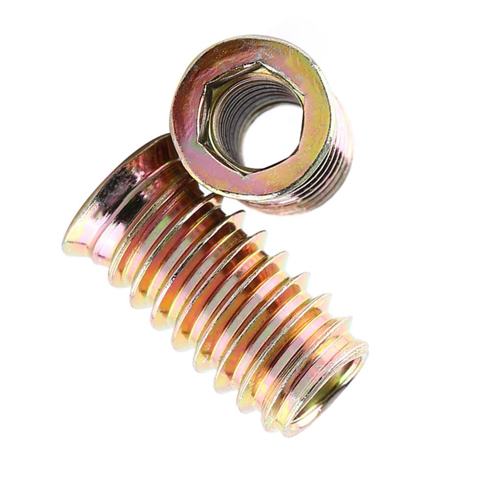 Вставные гайки с шестигранным гнездом из углеродистой стали с резьбой для деревянной мебели (М8*25мм)