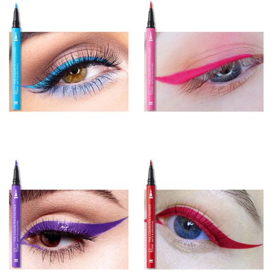 Водостойкий натуральный экстракт, неоново-белый матовый жидкий карандаш для подводки глаз, инструмент для макияжа для женщин