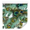 Leaves and Peacock Feathers Wallpaper for Living Room and Bedroom 50x1000