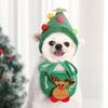 Christmas Style Pet Tie Hat Christmas Tree Cosplay Suitable for Medium and Large Dogs cute  Ear Exposed Design Keeping Warm