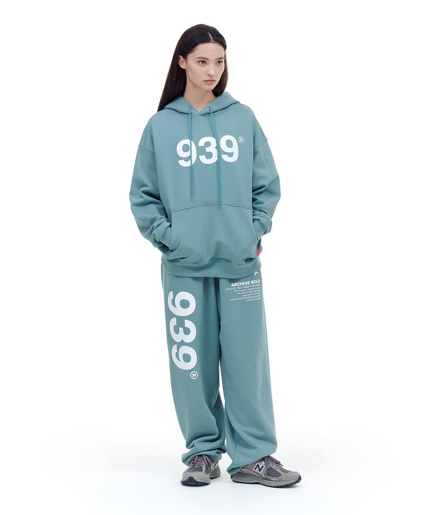 Худи с логотипом 939 (мятный)