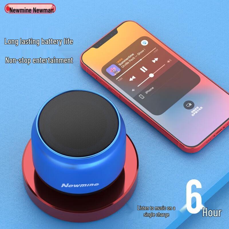 Портативная Bluetooth-колонка Newmine BT31, штекер CN (адаптер в комплекте)