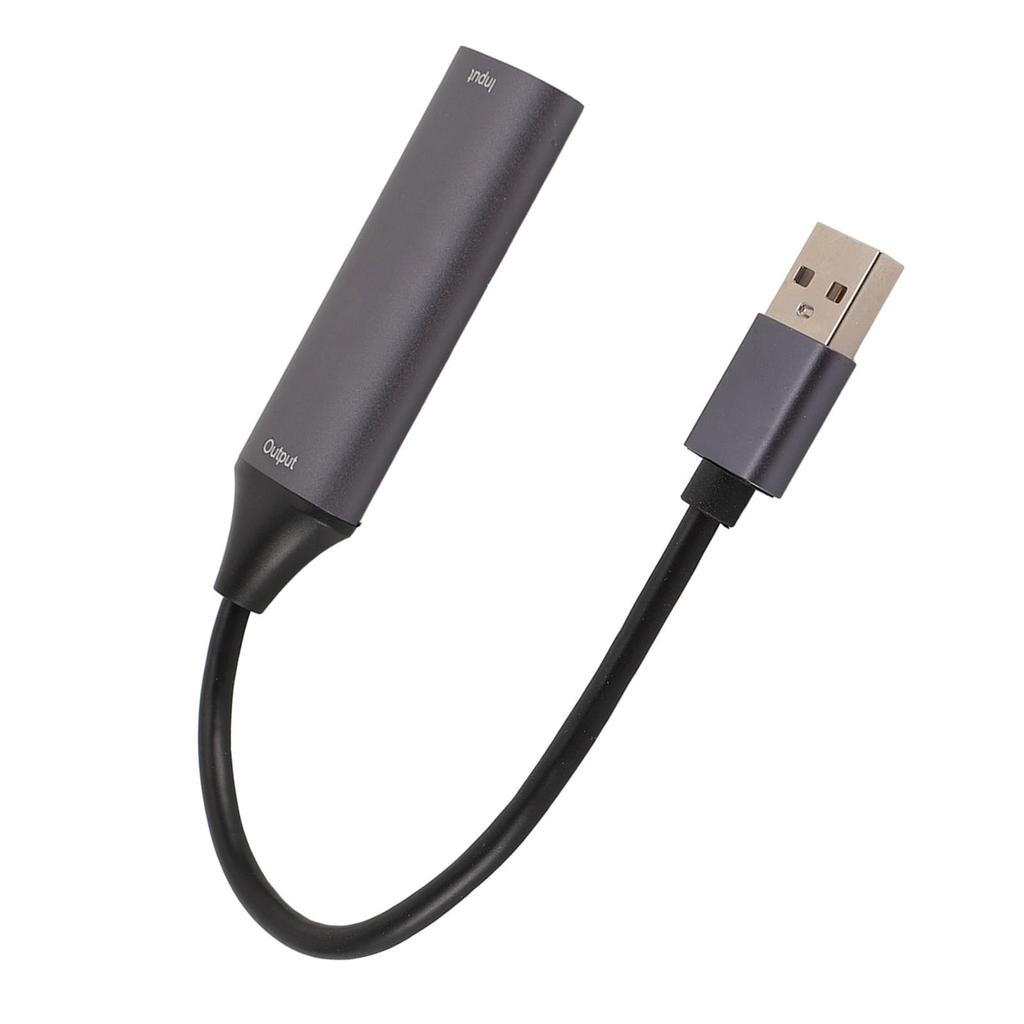 USB-карта захвата Мультимедийный интерфейс высокой четкости для USB 2.0 Конвертер Карта записи видео 4K F