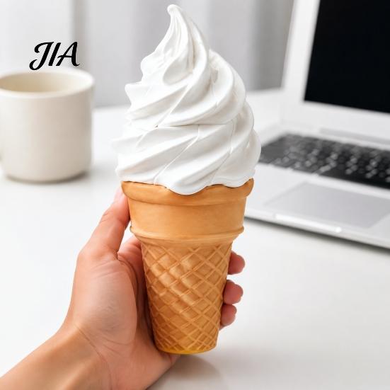 Kids Ice Cream Toy Retractable Longsword Toy, Twisting Slippery Cone Rotating Spiral Fidget for Adults