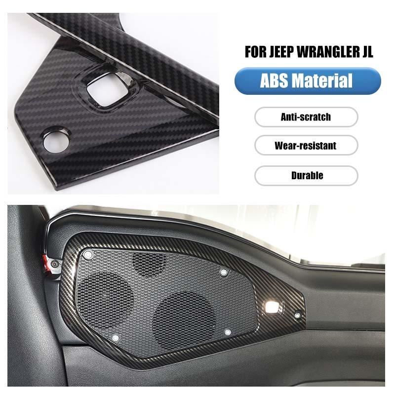 Автомобильный рожок на крышу, украшение, наклейка, наклейка для Jeep Wrangler JL для JT Gladiator 2024 Up, аксессуары для интерьера из АБС-пластика