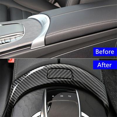 Накладка на отделку бокса центральной консоли автомобиля для Mercedes C Class W205 GLC X253 2015-2020