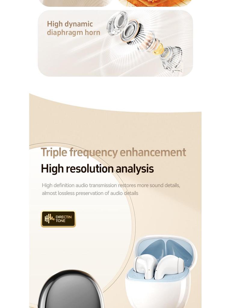 2025 M132 Bluetooth True Wireless Noise Cancelling Earbuds